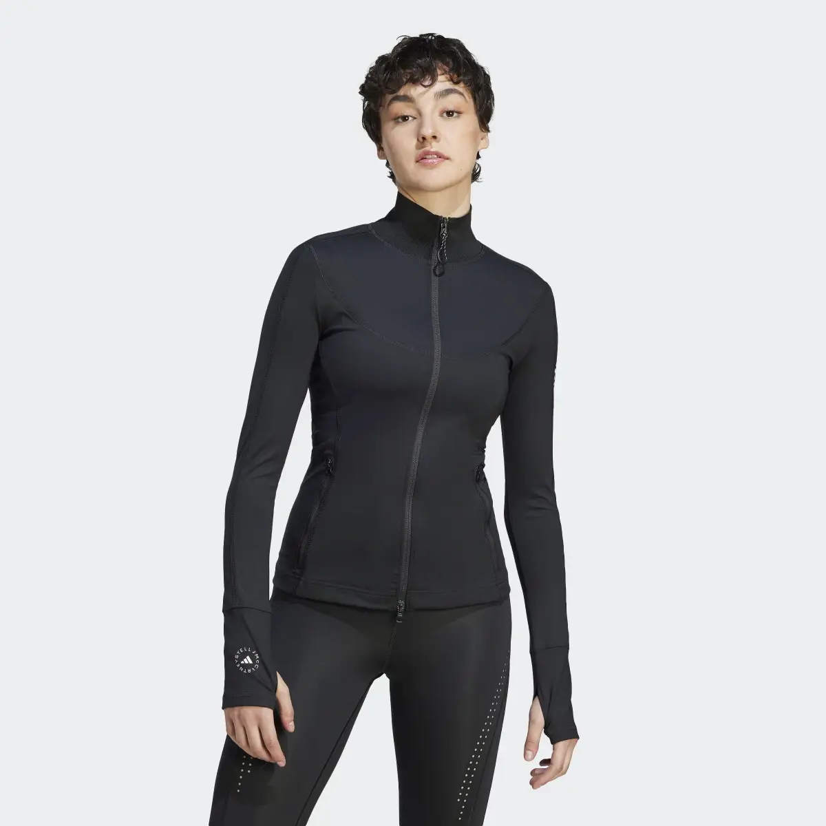 Adidas by Stella McCartney TruePurpose Training Midlayer Fermuarlı Üst. 2