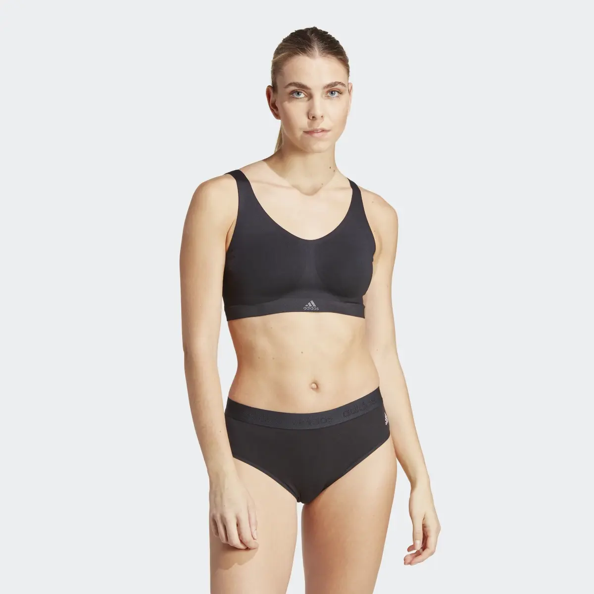 Adidas Active Micro Flex Naked Seamless Two-Ply Bra. 2