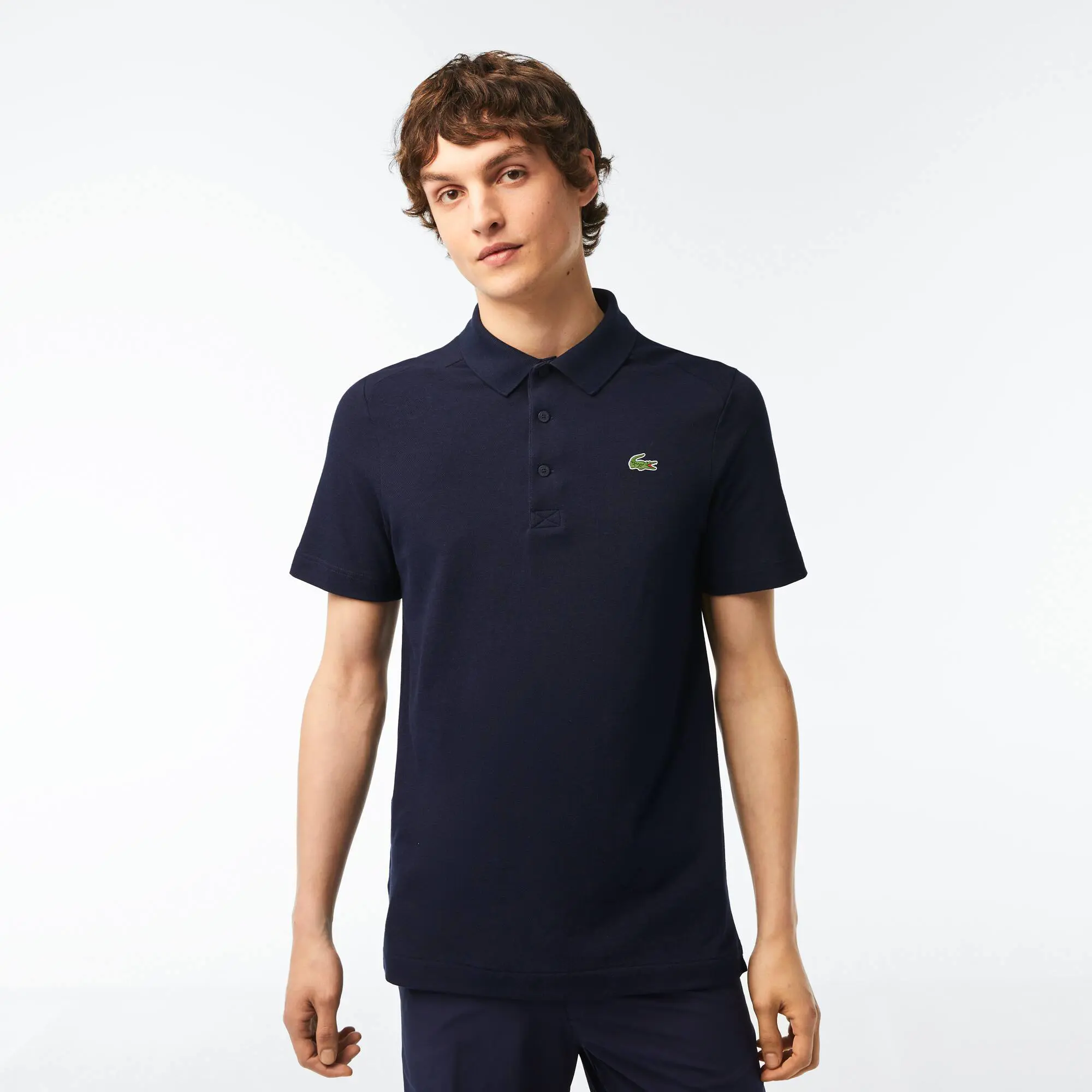 Lacoste Men's Lacoste SPORT Organic Cotton Piqué Golf Polo. 1