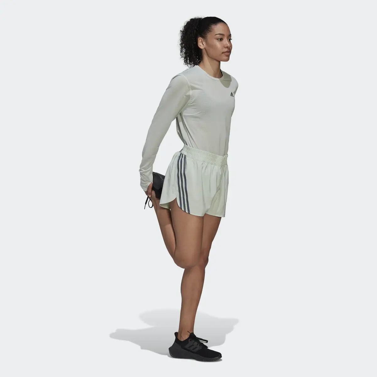 Adidas Run Icons 3-Streifen Running Shorts. 3