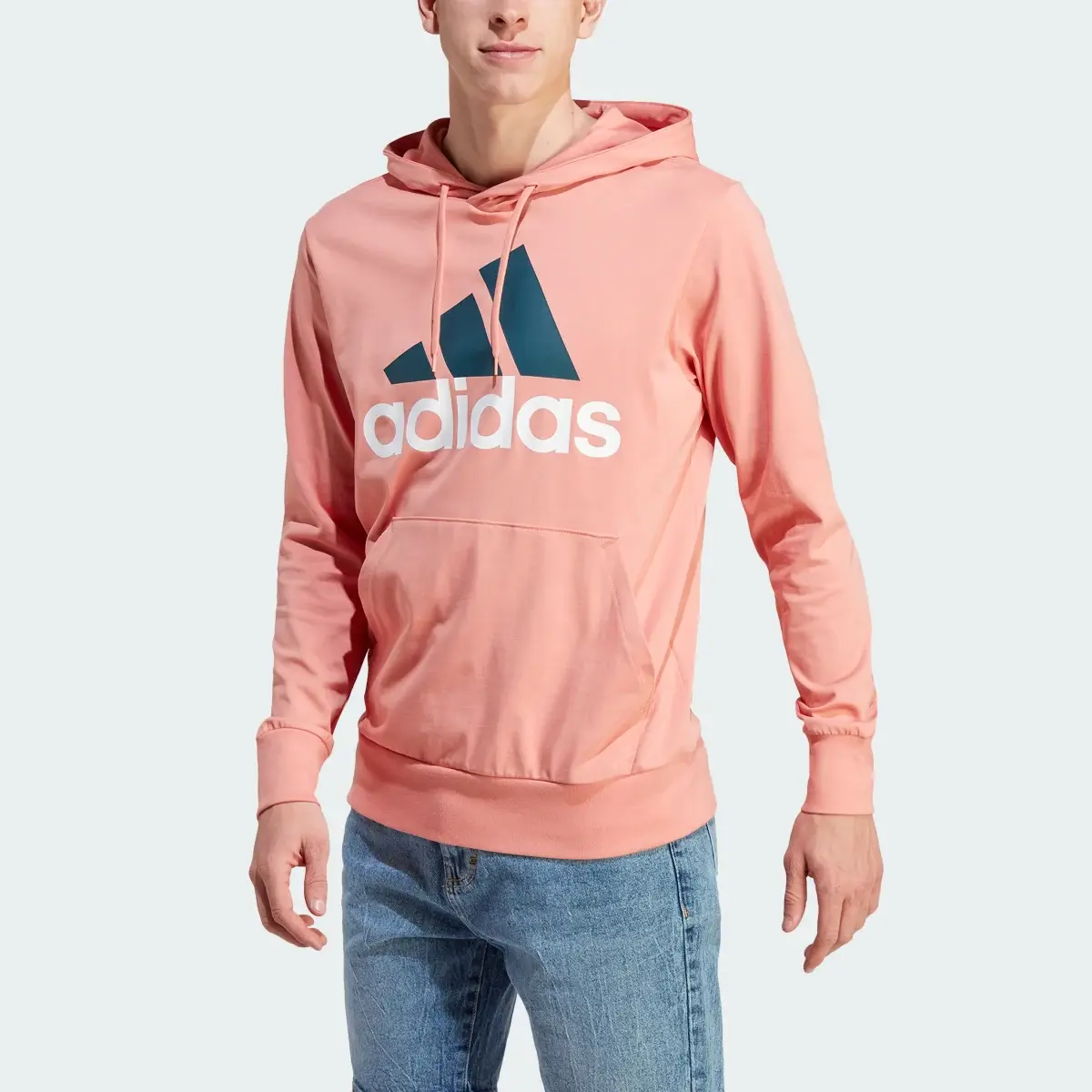 Adidas Essentials Logo Kapüşonlu Üst. 1