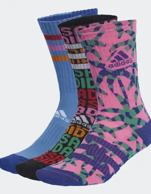 x FARM Rio Crew Socks 3 Pairs