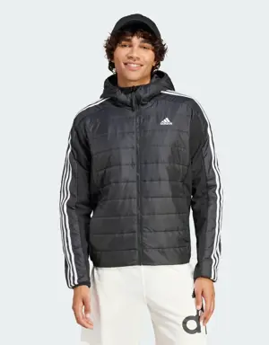 Essentials 3-Stripes Insulated Hooded Hybrid Jacket