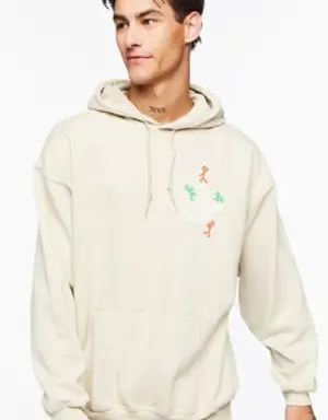 Forever 21 A Tribe Called Quest Graphic Hoodie Sand/Multi