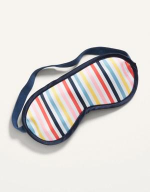 Patterned Satin Sleep Mask for Adults multi