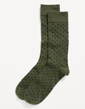 Old Navy Printed Novelty Statement Socks for Men green