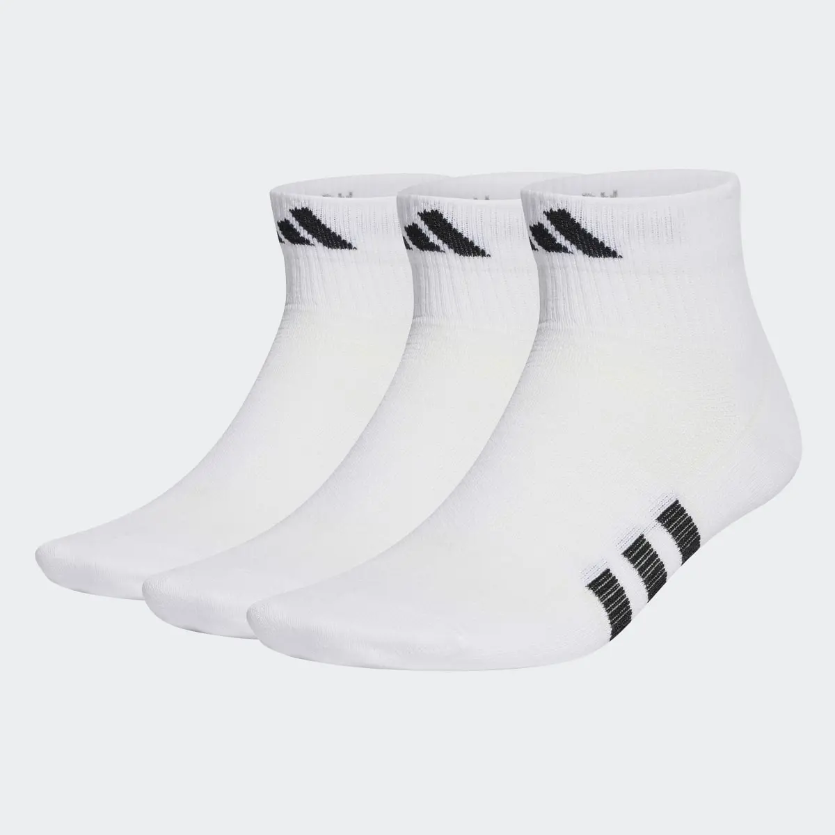 Adidas Performance Light Mid-Cut Socks 3 Pairs. 2