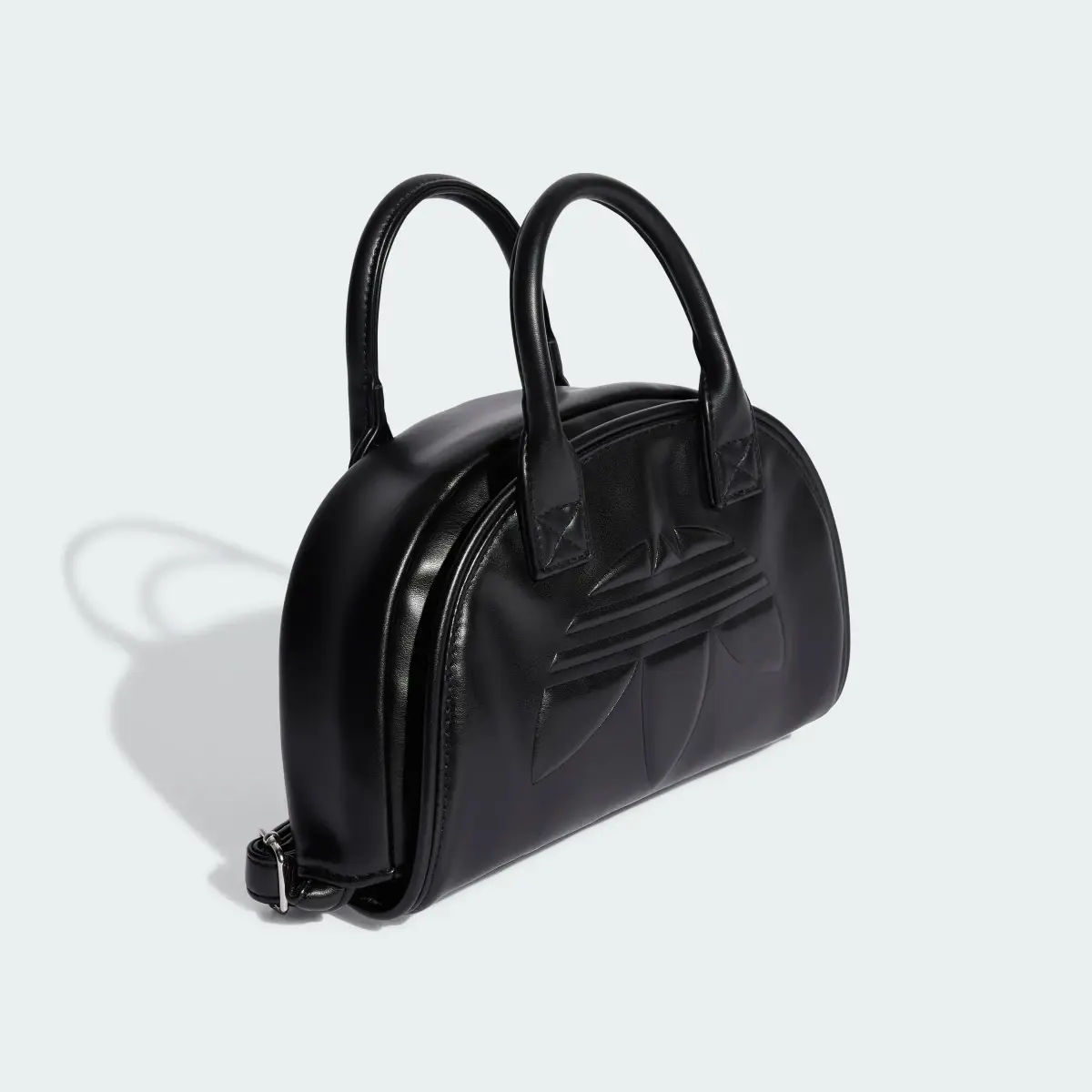 Adidas Borsa Polyurethane Trefoil Satchel. 2