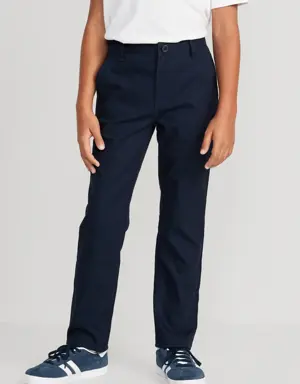 Slim School Uniform Chino Pants for Boys blue