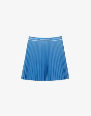 Women's Lacoste Elasticised Waist Short Pleated Skirt