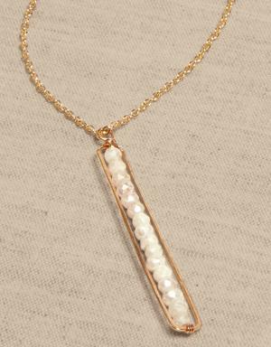 Delicate Peapod Pendant Necklace &#124 Aureus + Argent multi