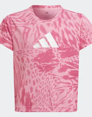 Adidas AEROREADY Sport Icons Animal Print T-Shirt