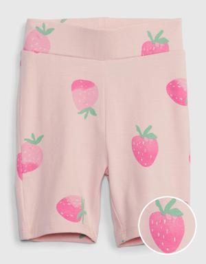 Toddler Cotton Mix and Match Bike Shorts red