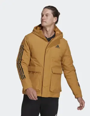 Utilitas 3-Stripes Hooded Jacket