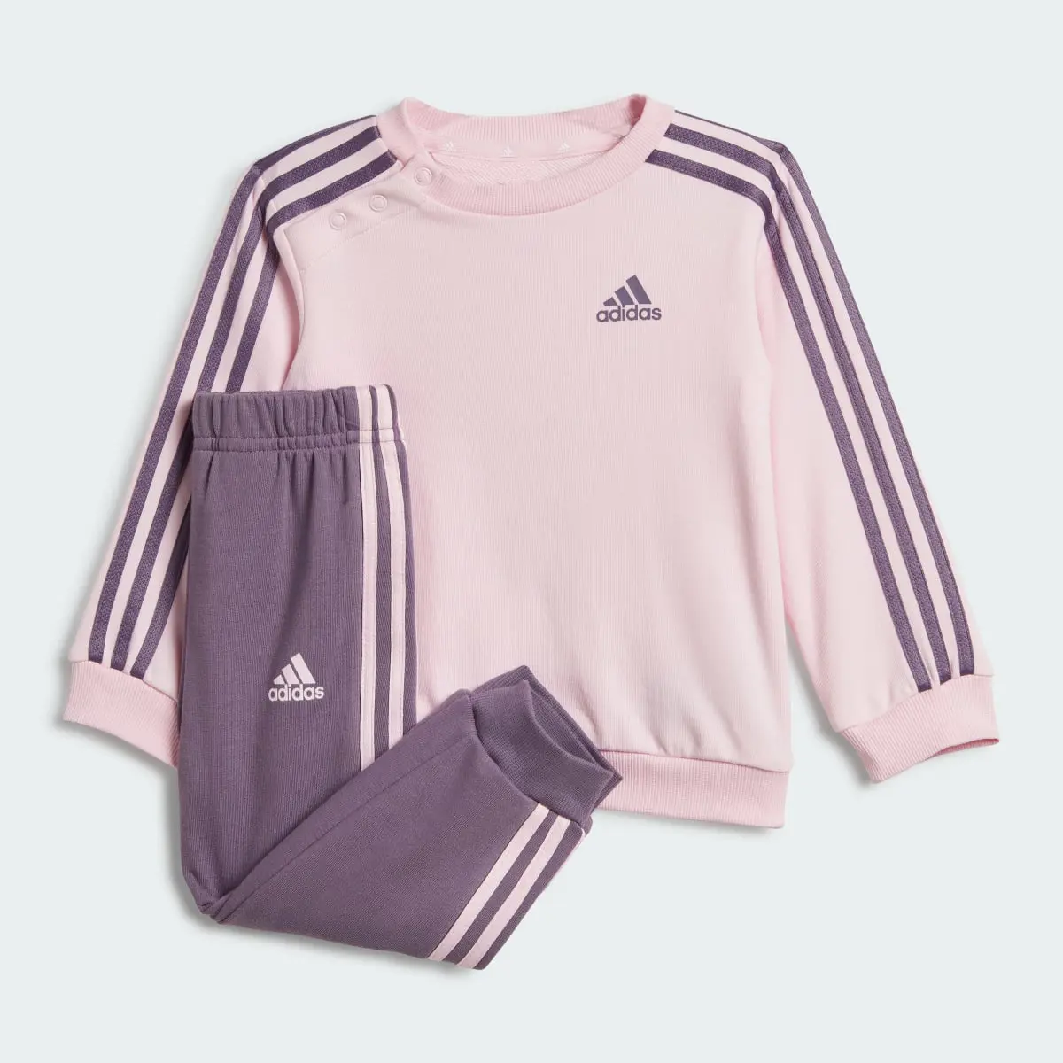 Adidas Essentials 3-Stripes Jogger Set Kids. 2