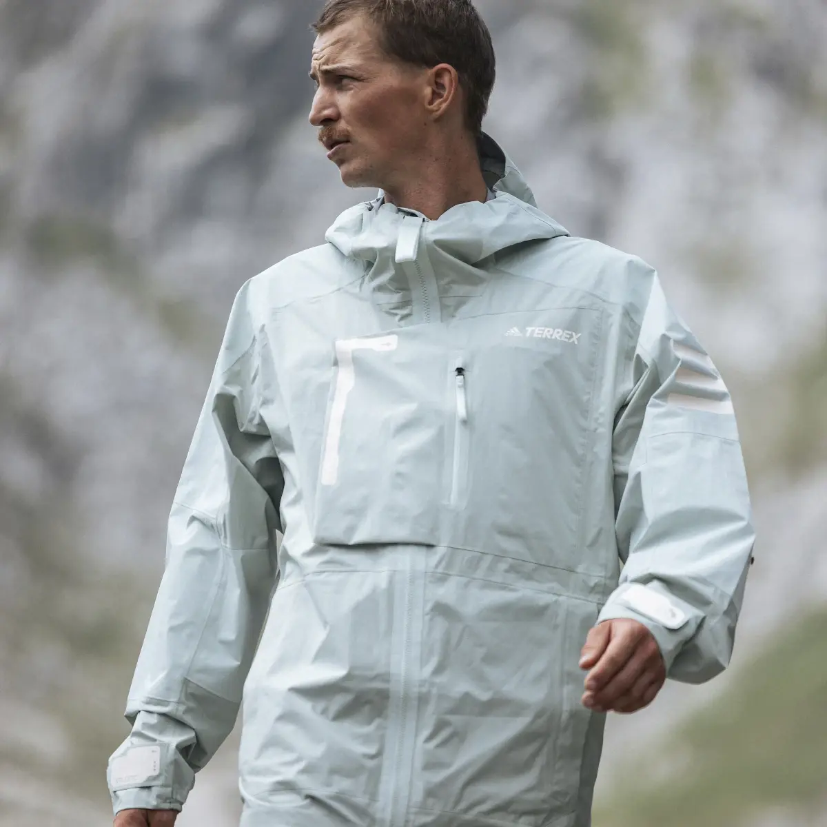 Adidas CHAQUETA TERREX XPLORIC RAIN.RDY MOUNTAIN. 3