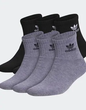 Trefoil Quarter Socks 6 Pairs