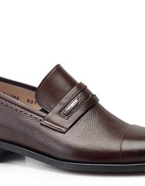 Nevzat Onay Kahverengi Klasik Loafer Kösele Erkek Ayakkabı -11830-. 3 Nevzat Onay Kahverengi Klasik Loafer Kösele Erkek Ayakkabı -11830-. 3