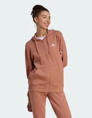 Adidas Essentials Linear Full-Zip French Terry Hoodie. 2 Adidas Essentials Linear Full-Zip French Terry Hoodie. 2