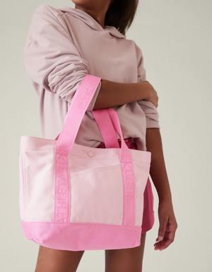 Girl Going Places Tote Bag pink