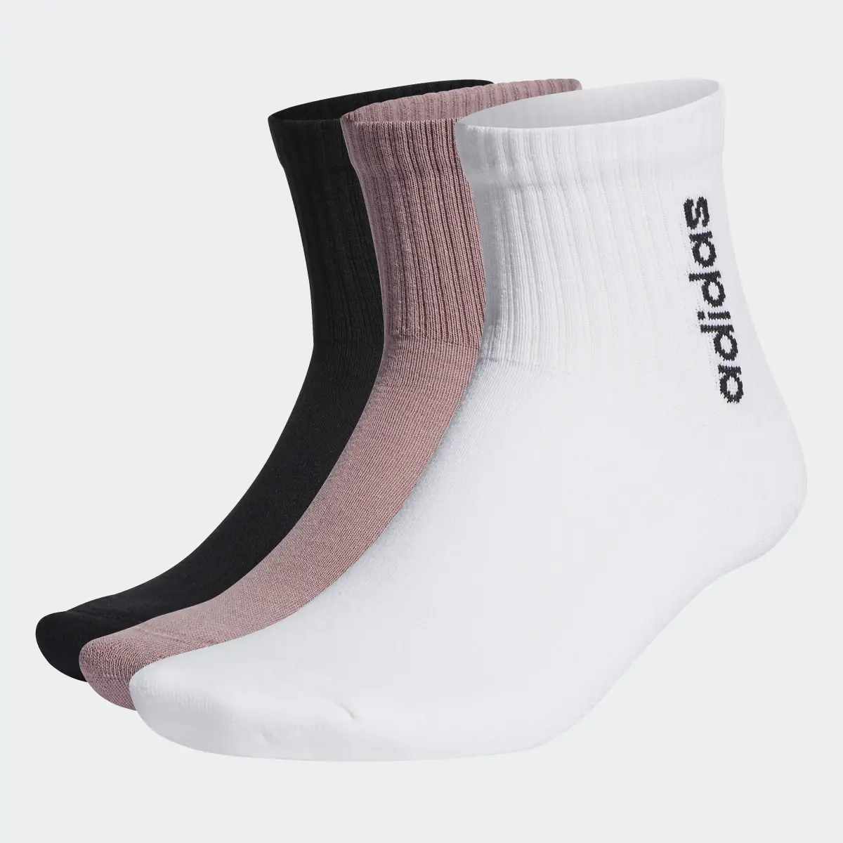 Adidas Chaussettes Half-Cushioned Quarter (3 paires). 2