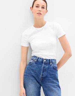 Gap Modern Crewneck T-Shirt white