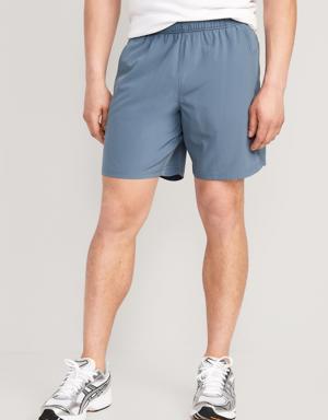 Essential Woven Workout Shorts -- 7-inch inseam blue