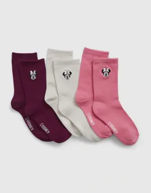 Kids &#124 Disney Minnie Mouse Crew Socks (3-Pack) multi