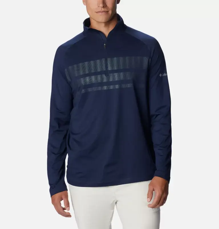 Columbia Men's Picker Golf Pullover. 1