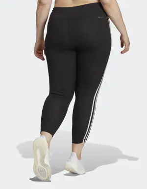 Adidas Train Essentials 3-Stripes High-Waisted 7/8 Leggings (Plus Size). 2 Adidas Train Essentials 3-Stripes High-Waisted 7/8 Leggings (Plus Size). 2