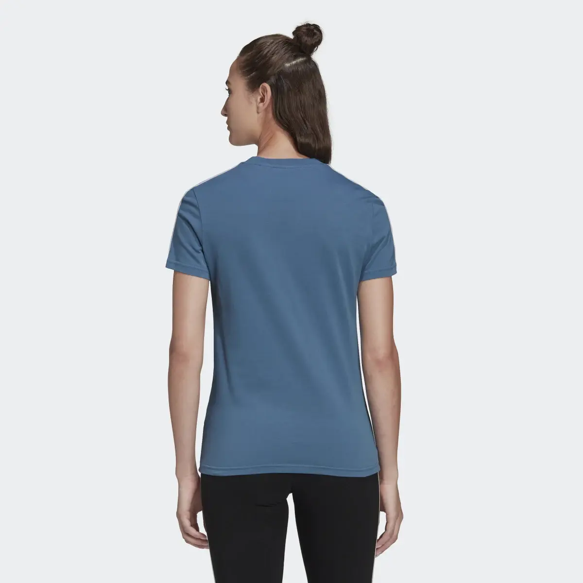 Adidas Essentials Slim 3-Stripes Tee. 3