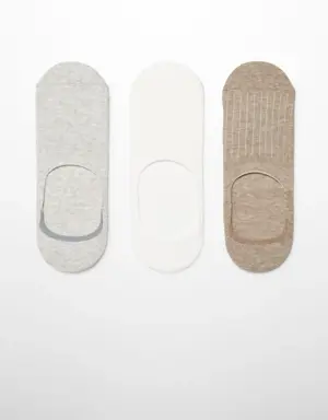 3-pack of ribbed cotton socks