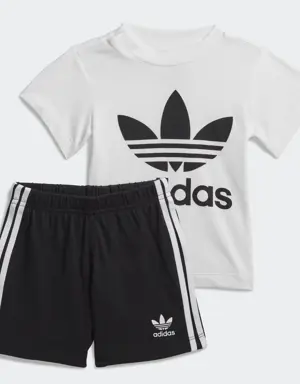 Adidas Conjunto camiseta y pantalón corto Trefoil