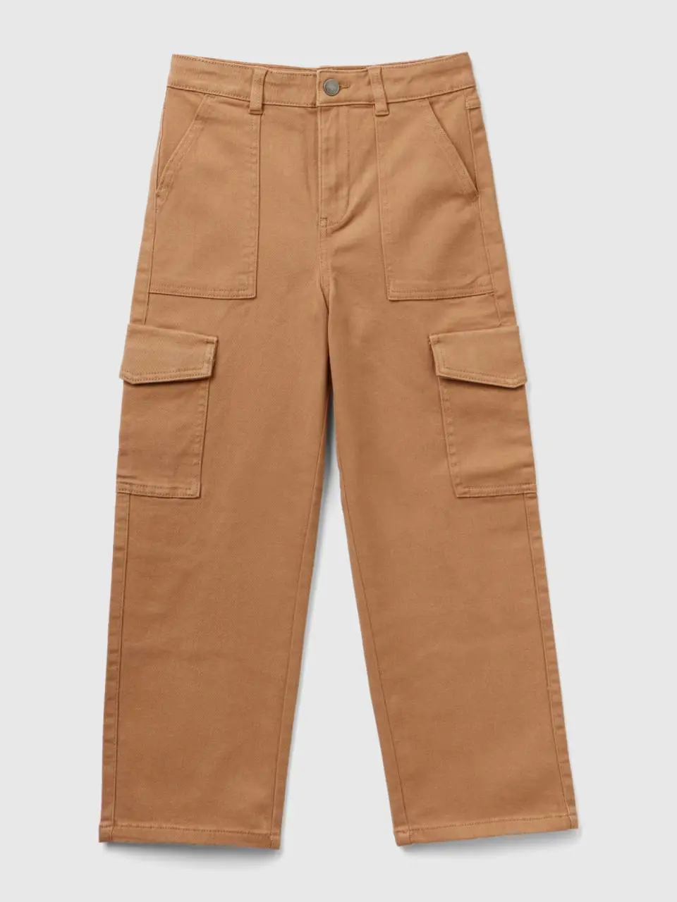 Benetton straight leg cargo trousers. 1