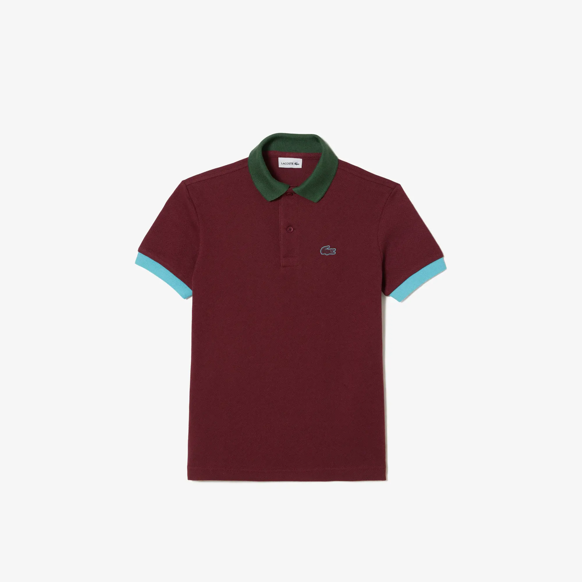 Lacoste Polo de piqué de algodón color block. 1 Lacoste Polo de piqué de algodón color block. 1