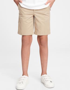 Kids Uniform Dressy Shorts brown