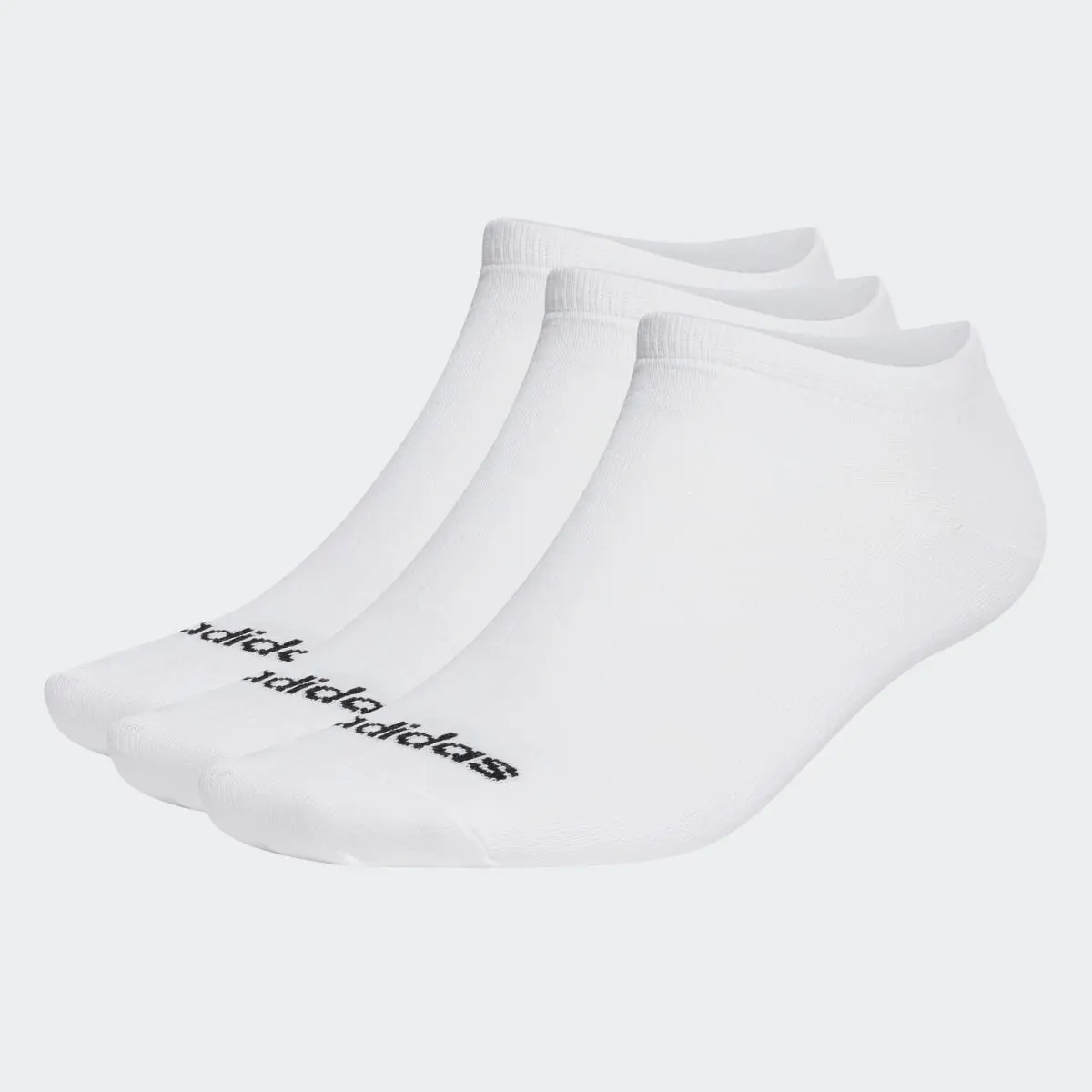 Adidas Thin Linear Bileksiz Çorap - 3 Çift. 2
