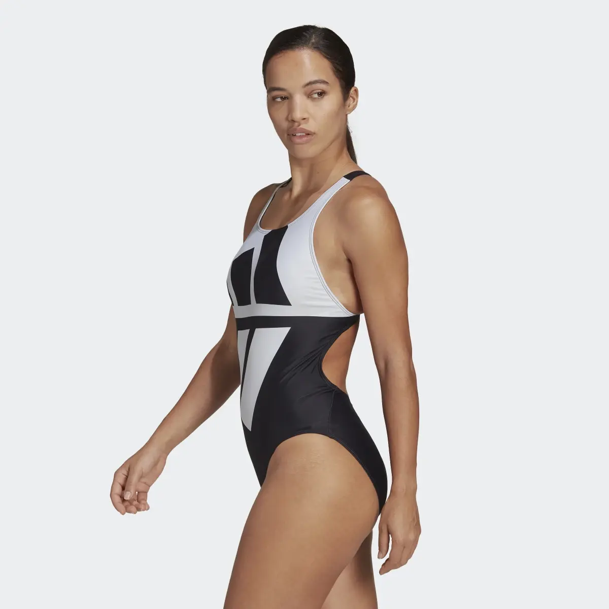 Adidas Logo Graphic Swimsuit. 3