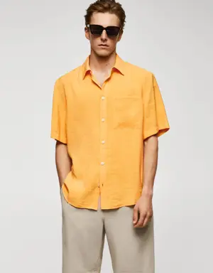 Mango Regular-fit short-sleeved shirt