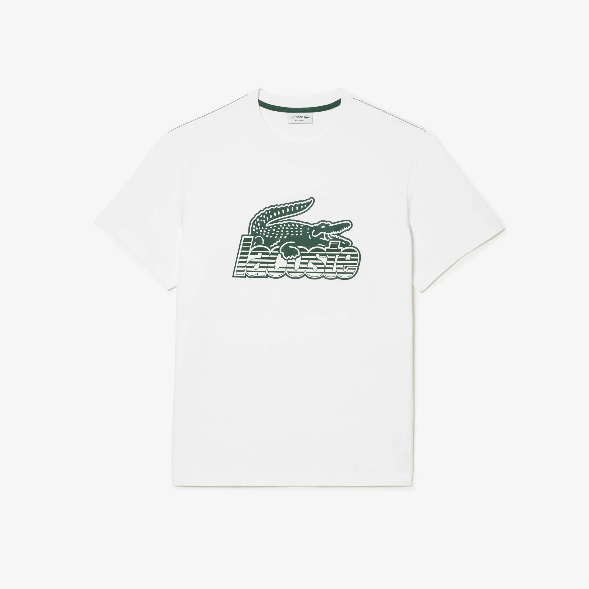 Lacoste T-shirt com estampado de jersey de algodão Lacoste para homem. 2