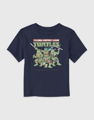 Toddler Teenage Mutant Ninja Turtles Cowabunga Fade Tee blue