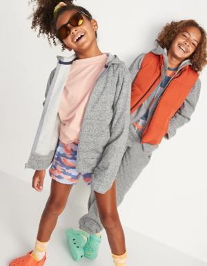 Old Navy Gender-Neutral Zip Hoodie for Kids gray