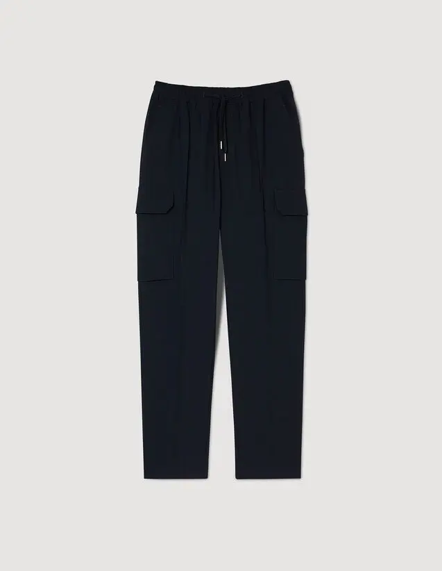 Sandro Elasticated cargo trousers. 2