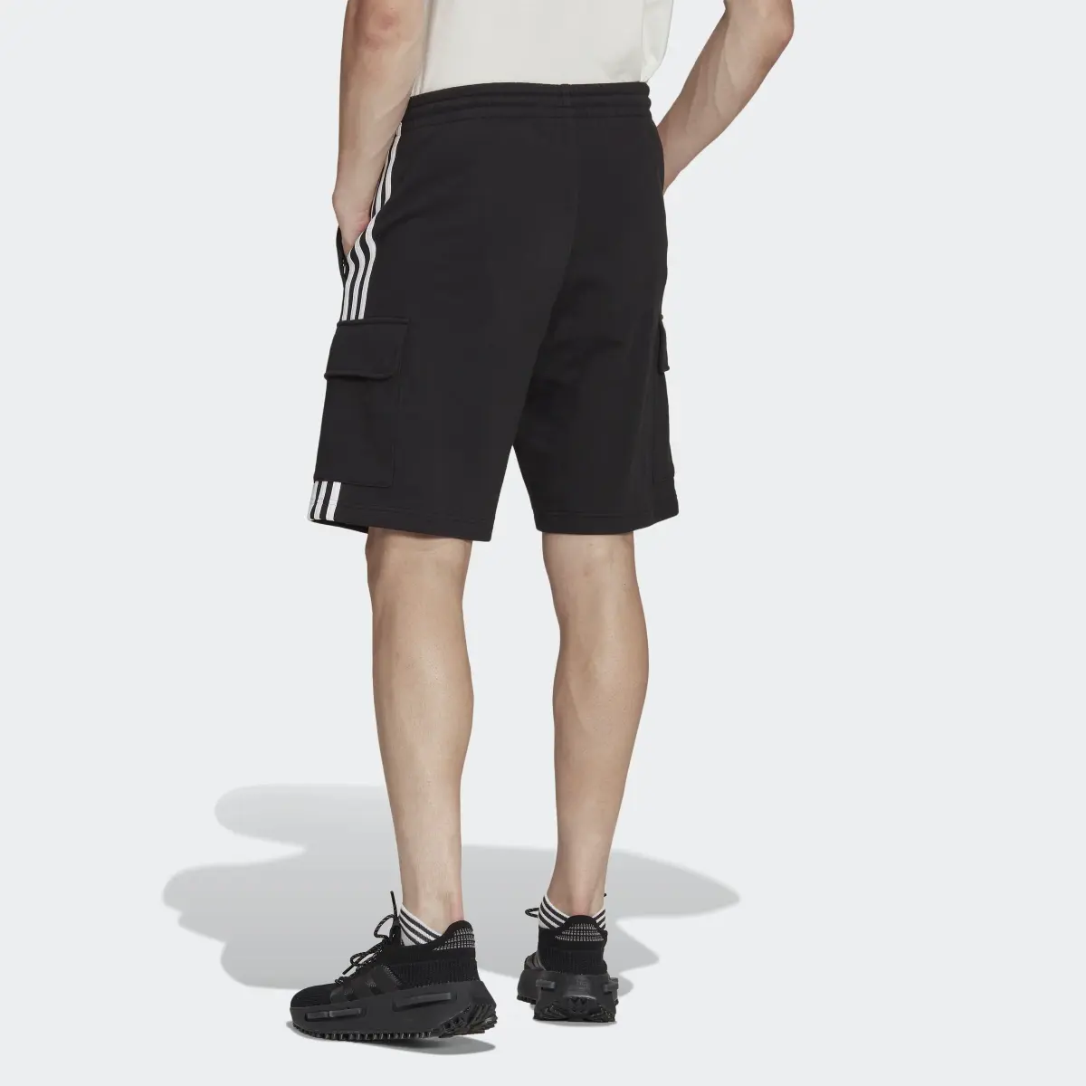 Adidas Adicolor Classics 3-Stripes Cargo Shorts. 2