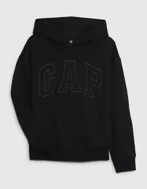 Kids Gap Arch Logo Hoodie black