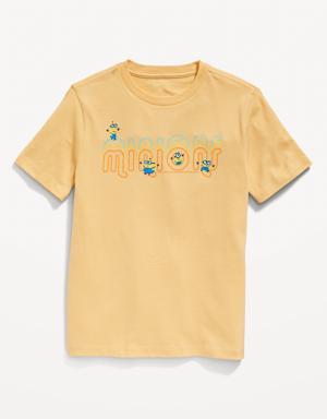 Minions™ Gender-Neutral Graphic T-Shirt for Kids yellow