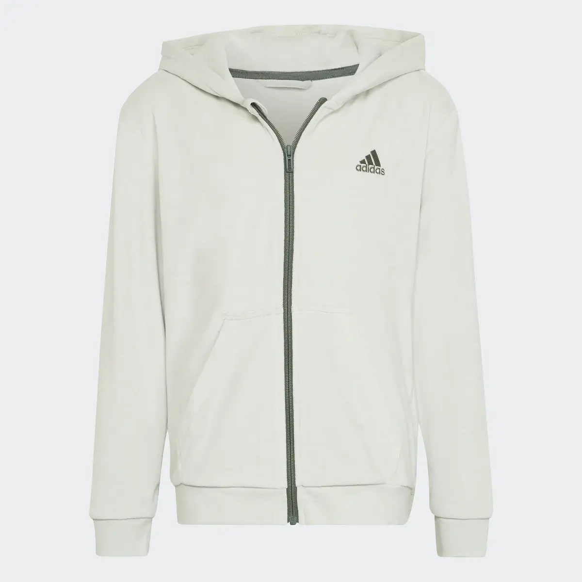 Adidas Lounge Velour Hoodie. 1