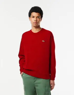 Lacoste Pull homme Lacoste relaxed fit col rond en laine