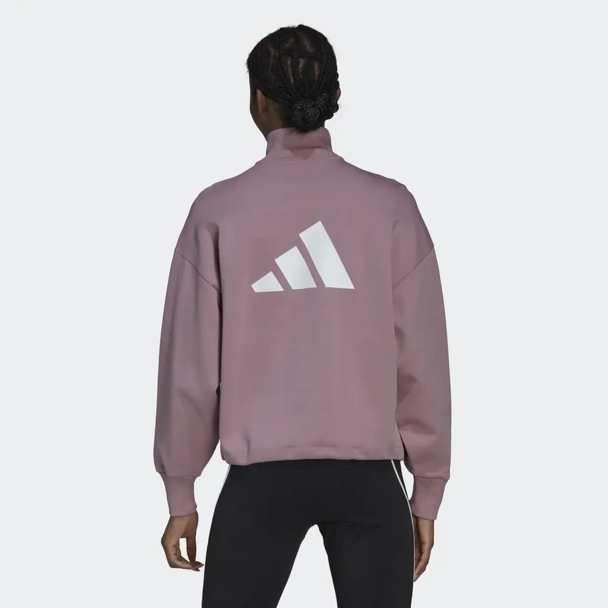 Adidas Future Icons Quarter-Zip Sweatshirt. 3