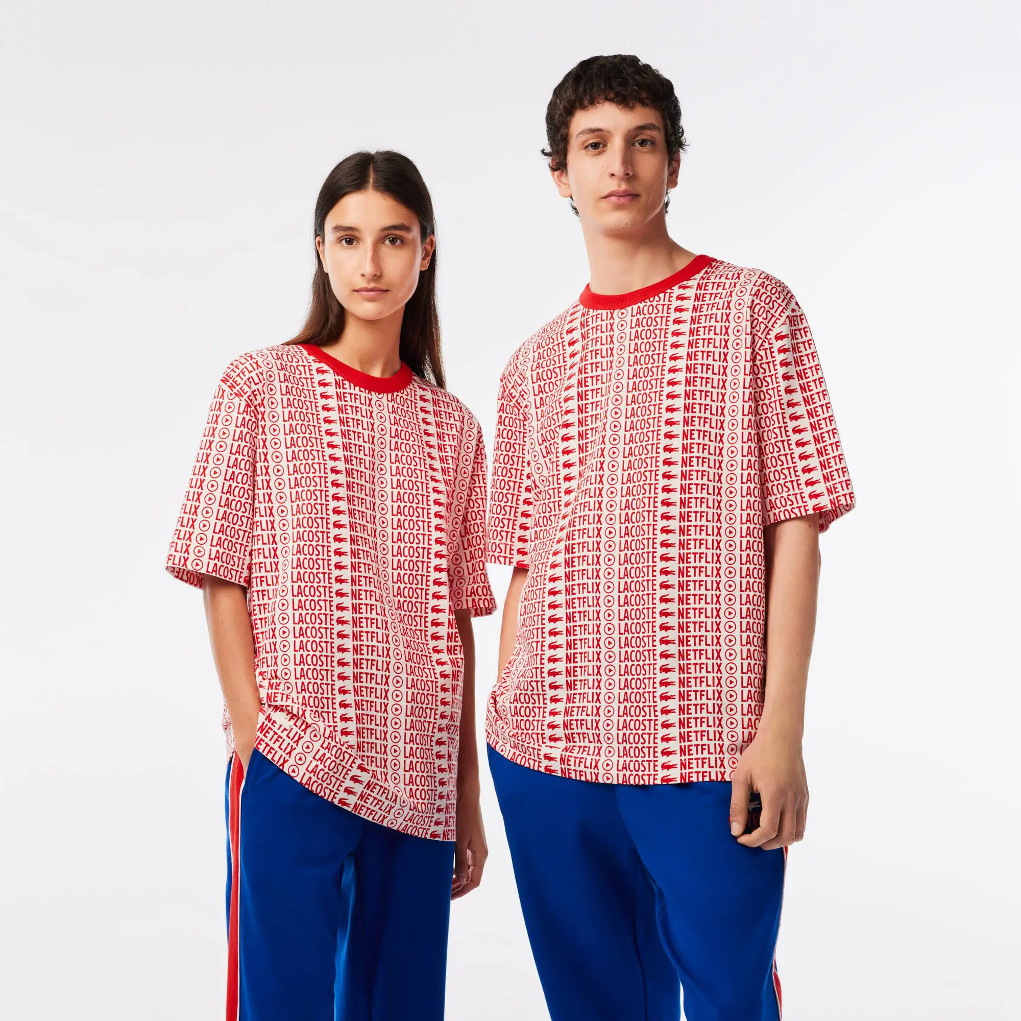 Lacoste Camiseta unisex Lacoste × Netflix loose fit con estampado. 1 Lacoste Camiseta unisex Lacoste × Netflix loose fit con estampado. 1